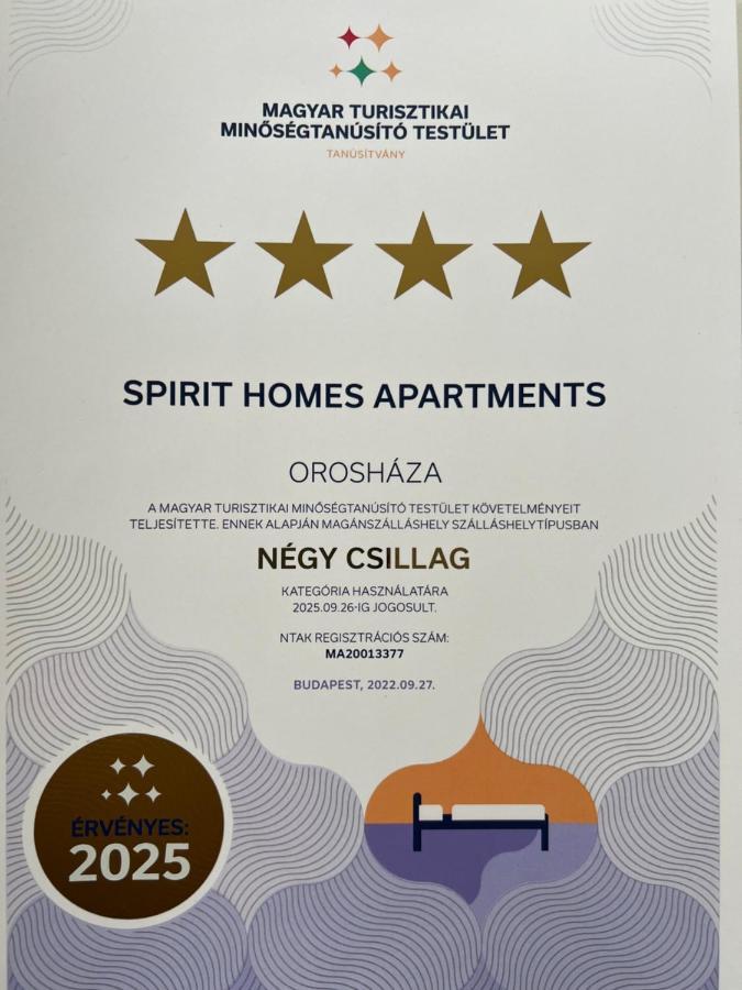 Spirit Homes Apartments Oroshaza Ngoại thất bức ảnh